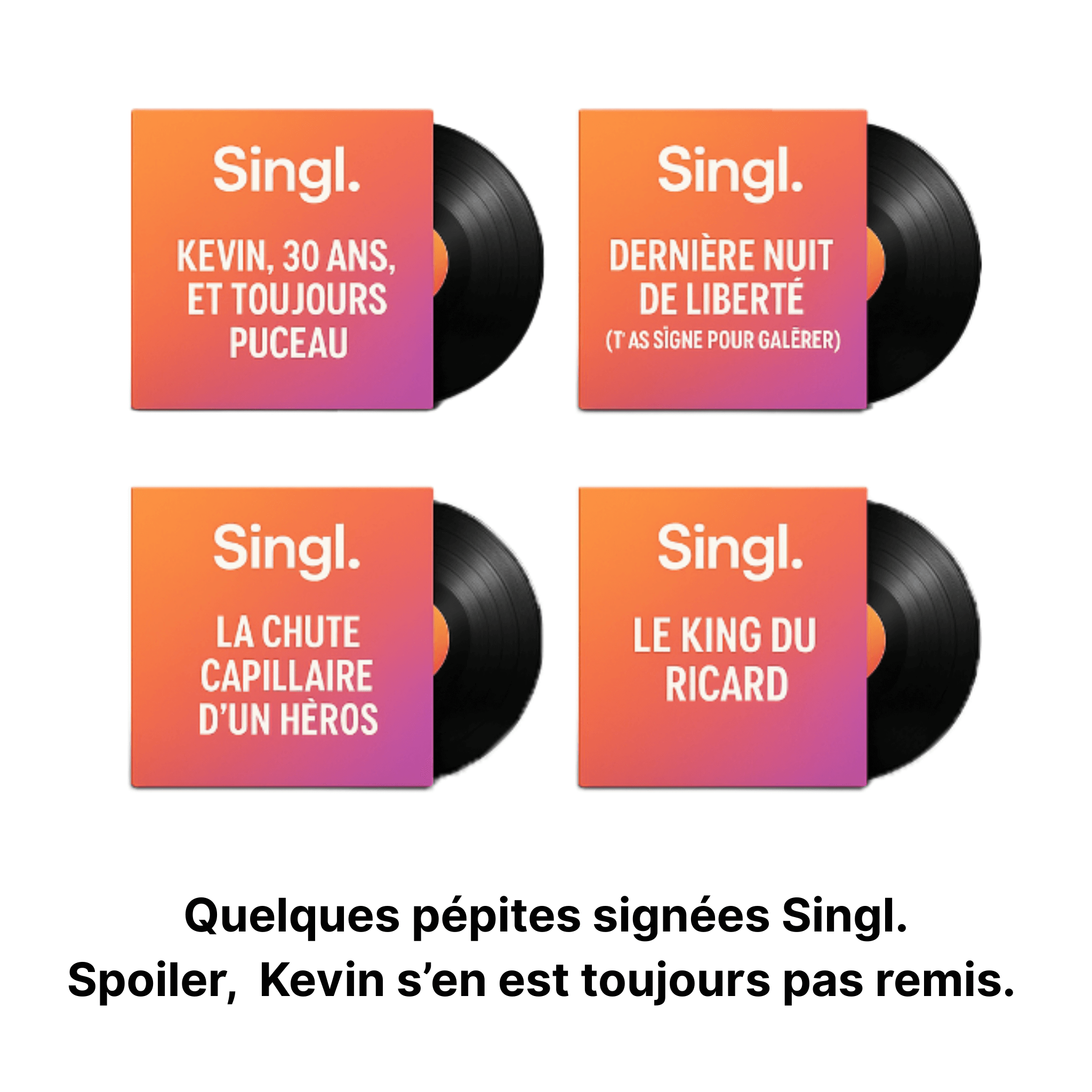 Idée de cadeau drôle : chanson audio personnalisée par Singl.