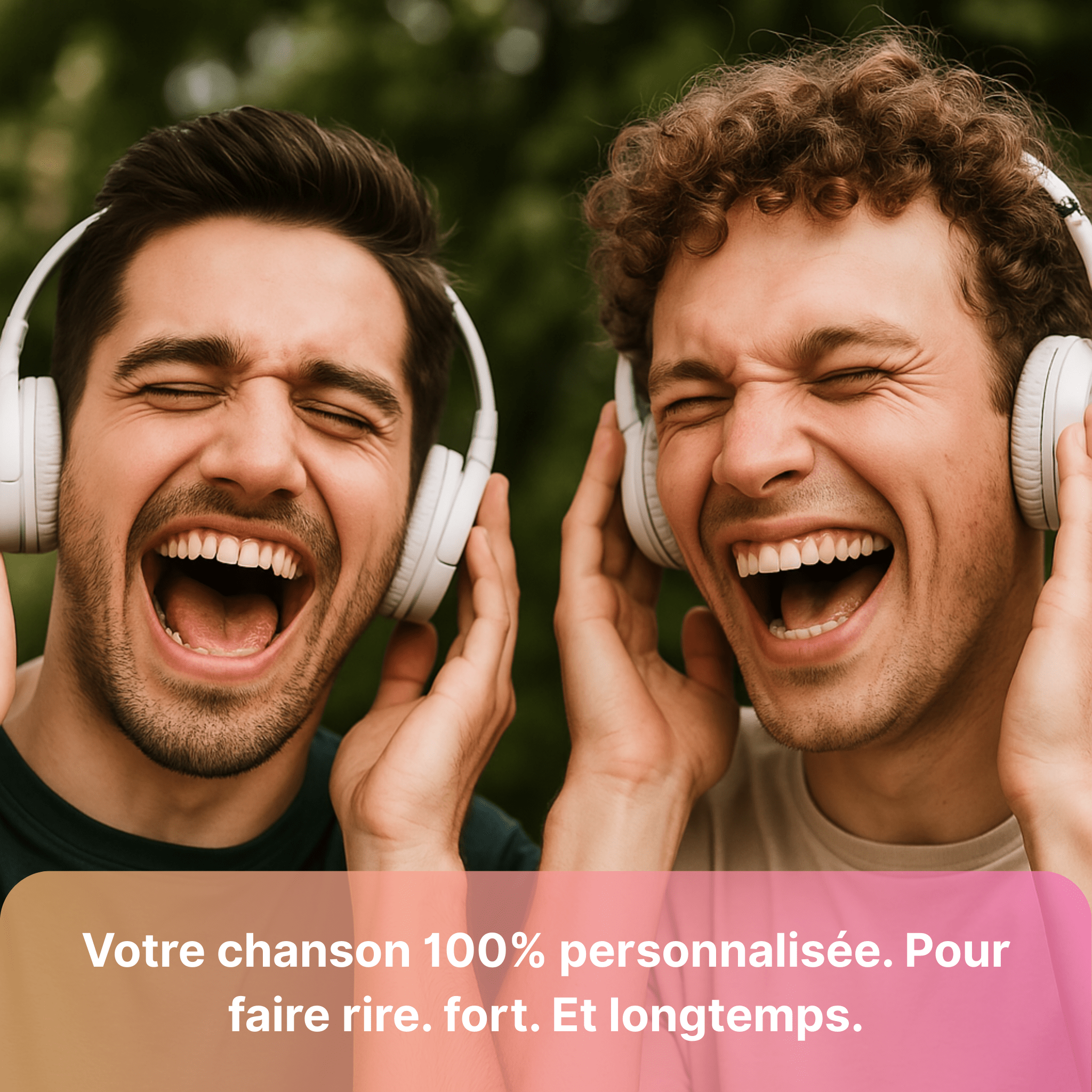 Réaction à un cadeau drôle et personnalisé : une chanson signée Singl.